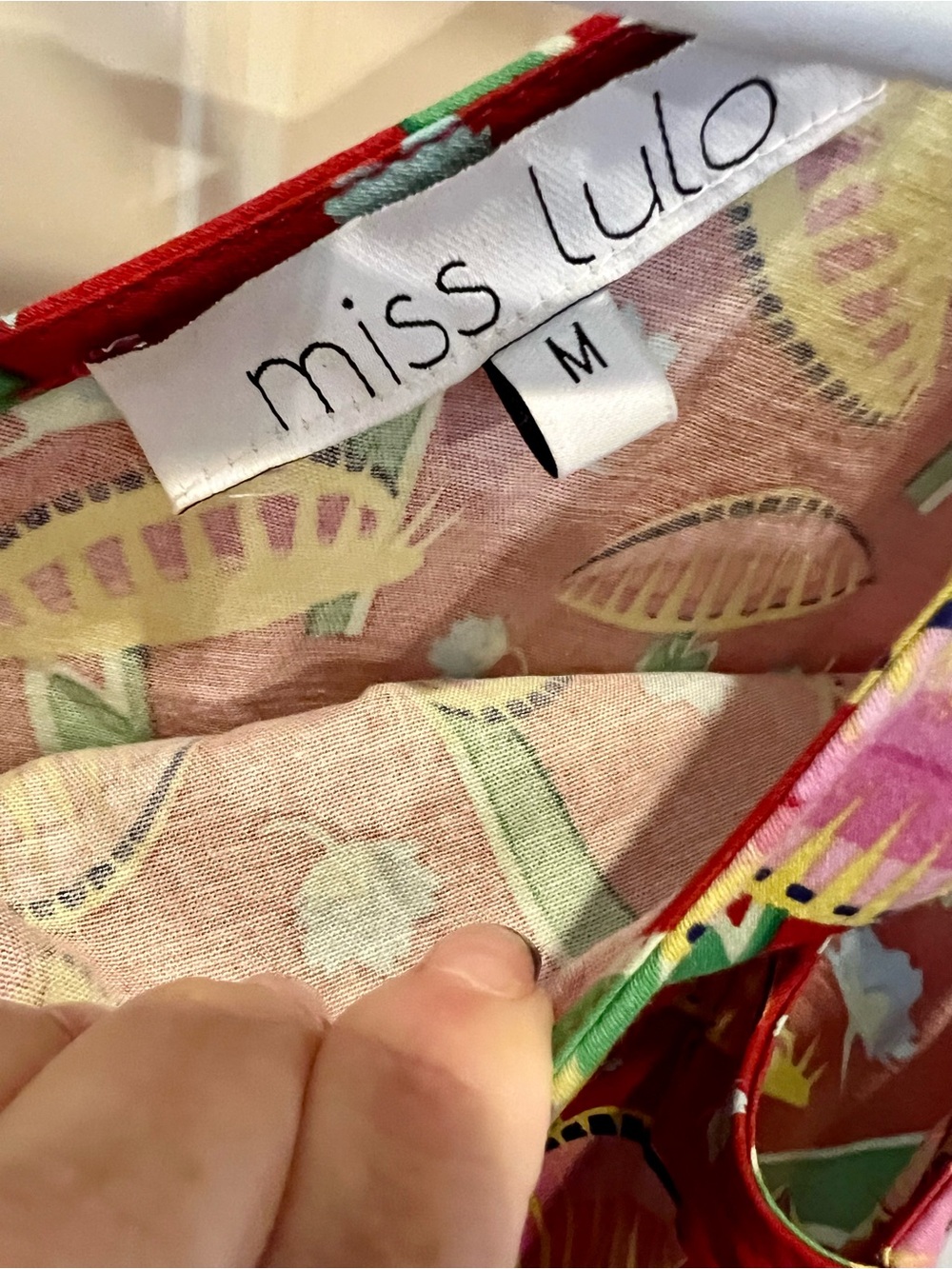 Miss Lulo Red Flytrap Dress